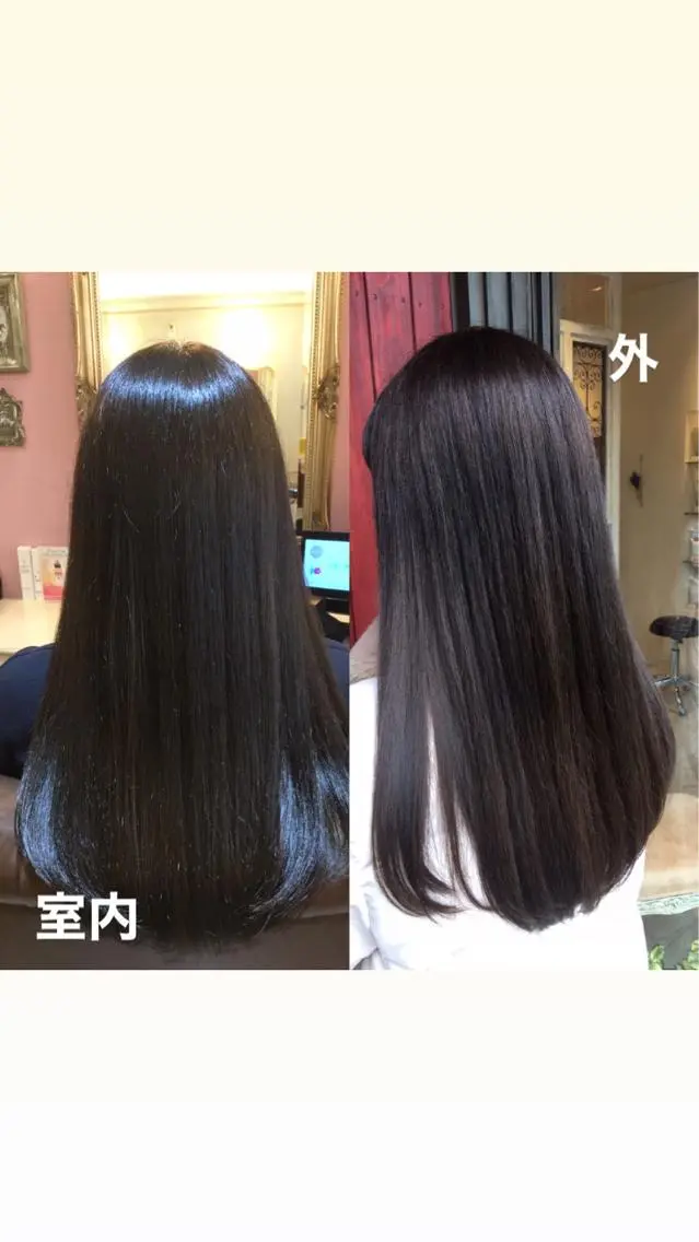 ロング カラー アッシュ plaatje 義見のヘアスタイル