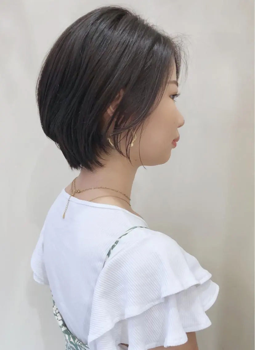 ショート ショートボブ ボブ ショートヘア 安藤 明日翔のヘアスタイル