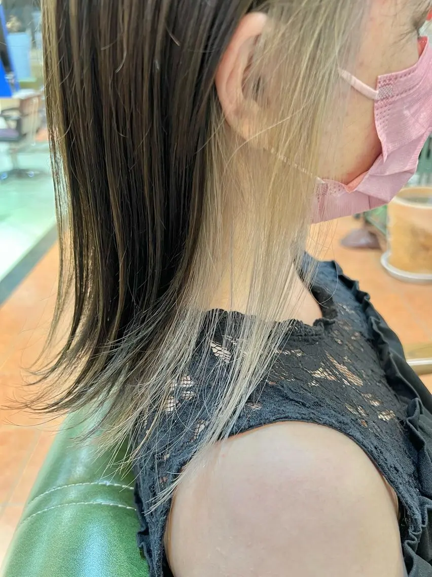 ロング カラー ヘアカラー トリートメント 石井 佑樹のヘアスタイル