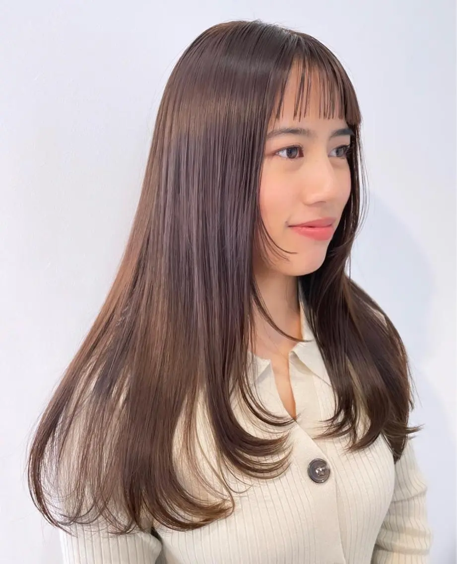 ロング カラー ベージュカラー HIBIKI/原宿 ハッシュカット🪄のヘアスタイル