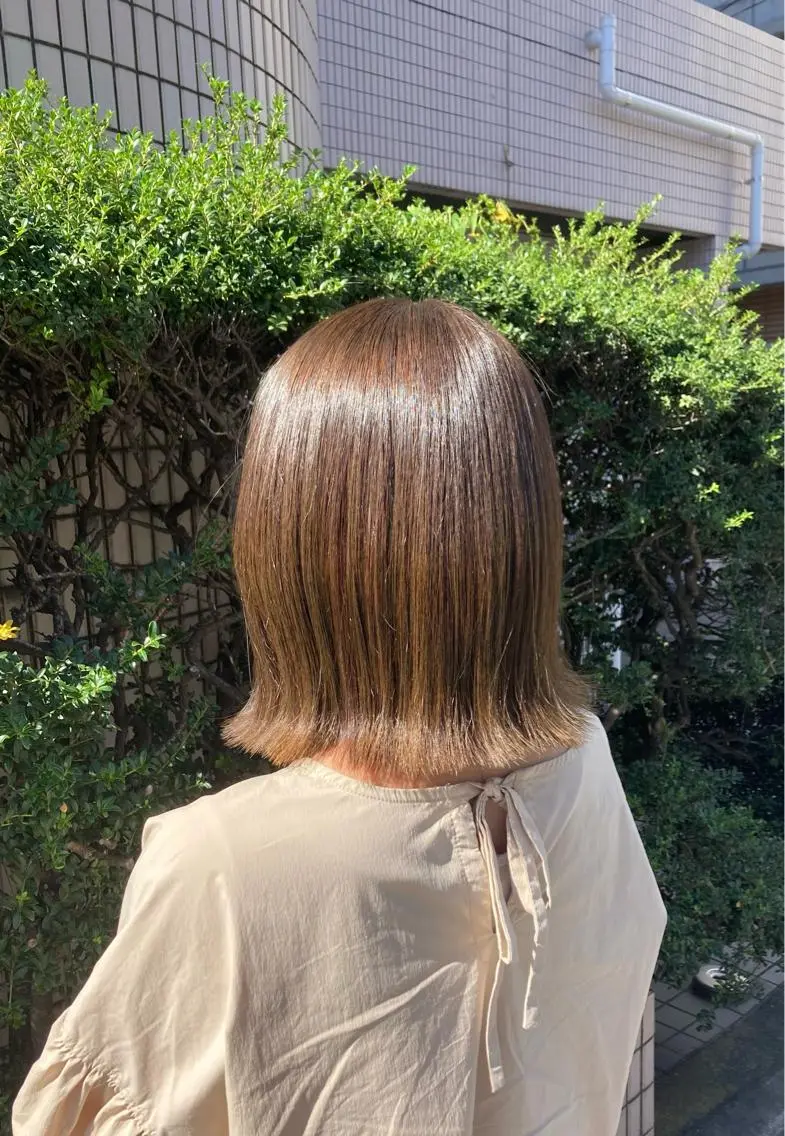 ミディアム 田牧 みゆきのヘアスタイル
