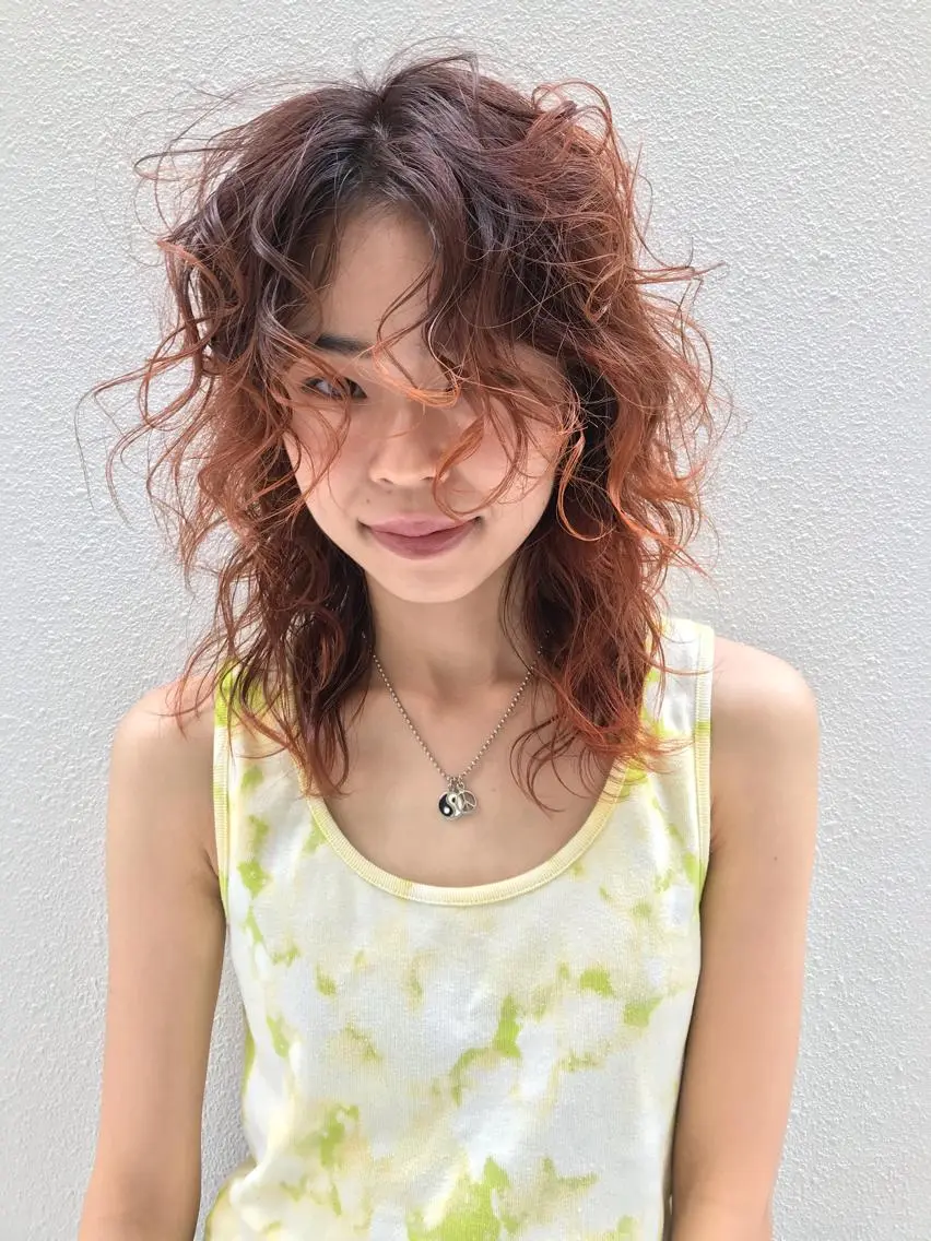 セミロング パーマ カット パーマ suvvy hairsalonのヘアスタイル