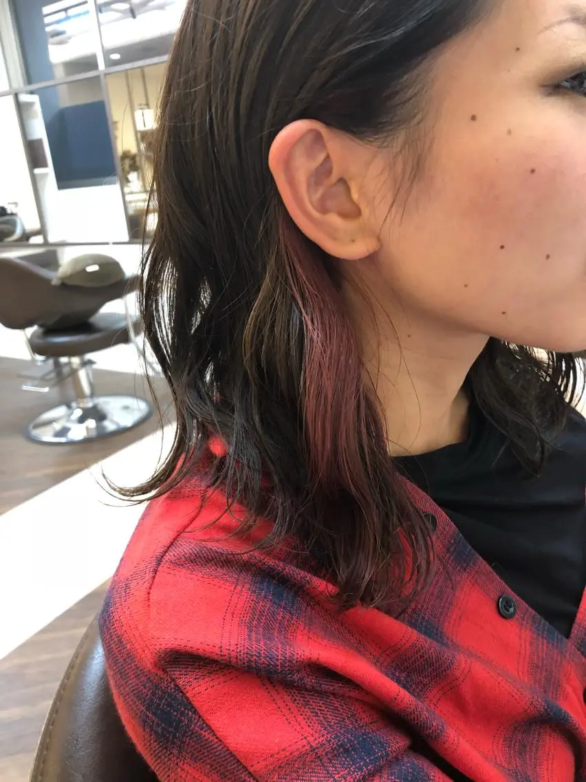 ミディアム YOFAhair芦屋 峰★カラーリストのヘアスタイル
