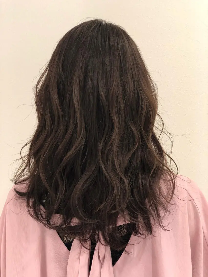 ミディアム カット パーマ トリートメント 渡邉 ケイジのヘアスタイル