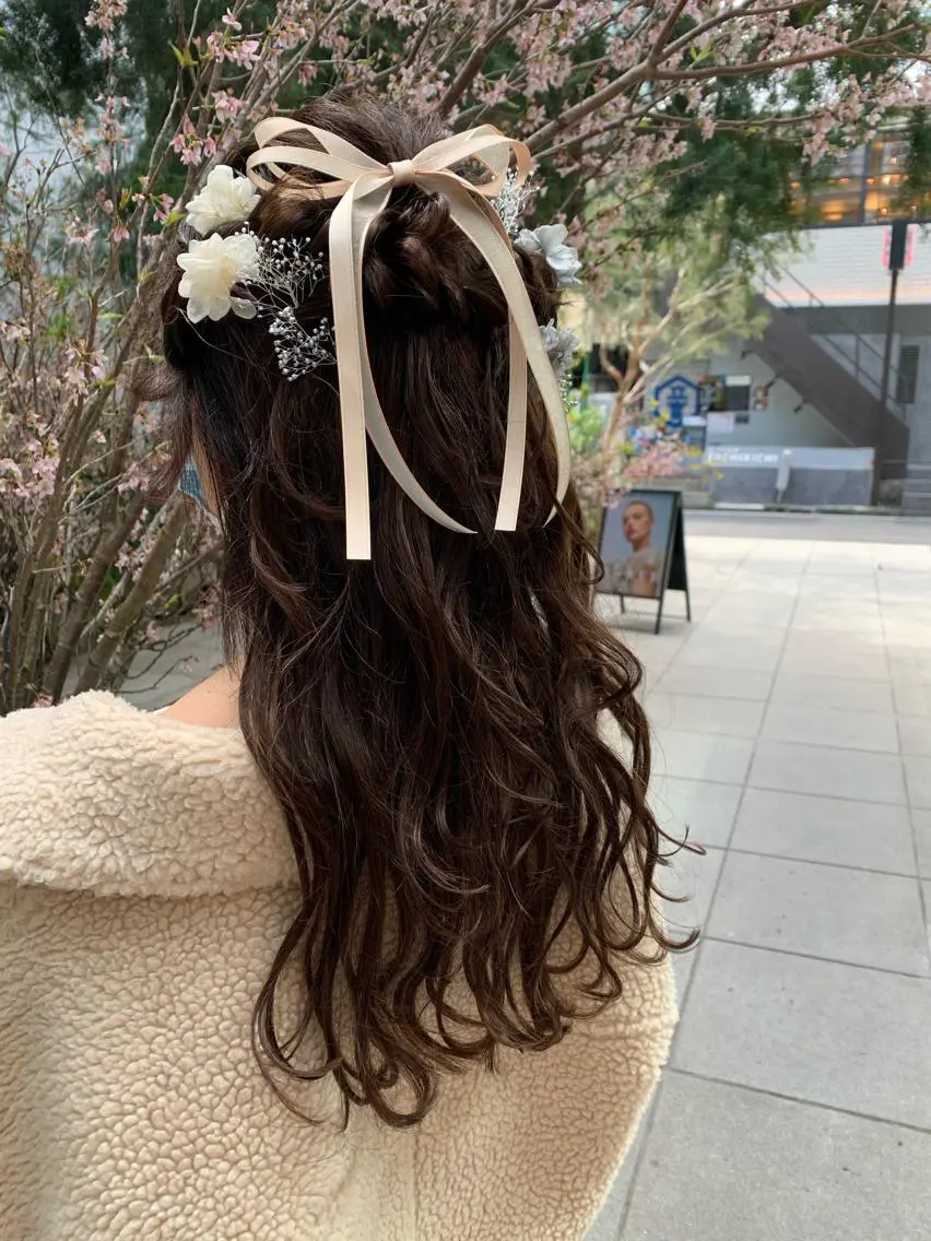 セミロング カラー ヘアアレンジ 縮毛矯正特化✂︎ YUKAのヘアスタイル