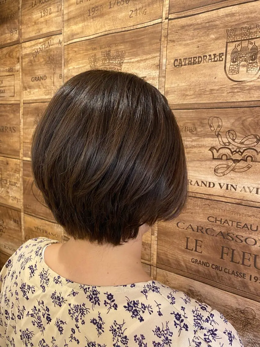 ショート カラー な つのヘアスタイル