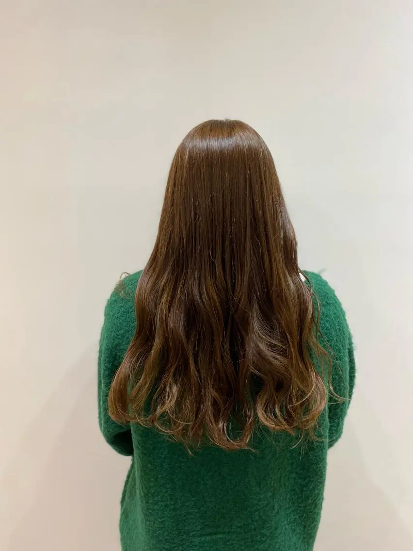 ロング カラー バレイヤージュ ブリーチ ケアブリーチ ダブルカラー イヤリングカラー 大人かわいい×艶髪 🤍塩川のヘアスタイル