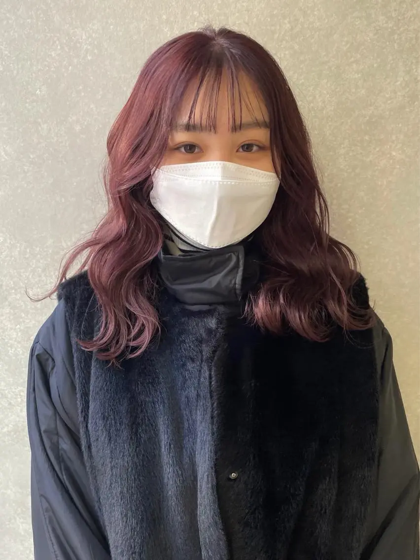 カラー ヘアカラー 🎀ボブ+ハイトーン シュカ👶🏻のヘアスタイル