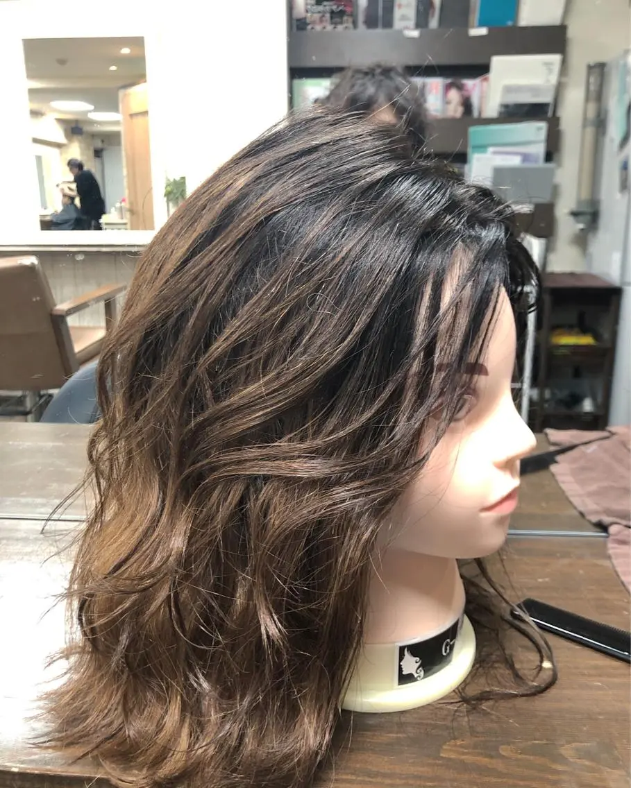 カラー バレイヤージュ 🌟ショート特化 ⭐️アオキダイチのヘアスタイル
