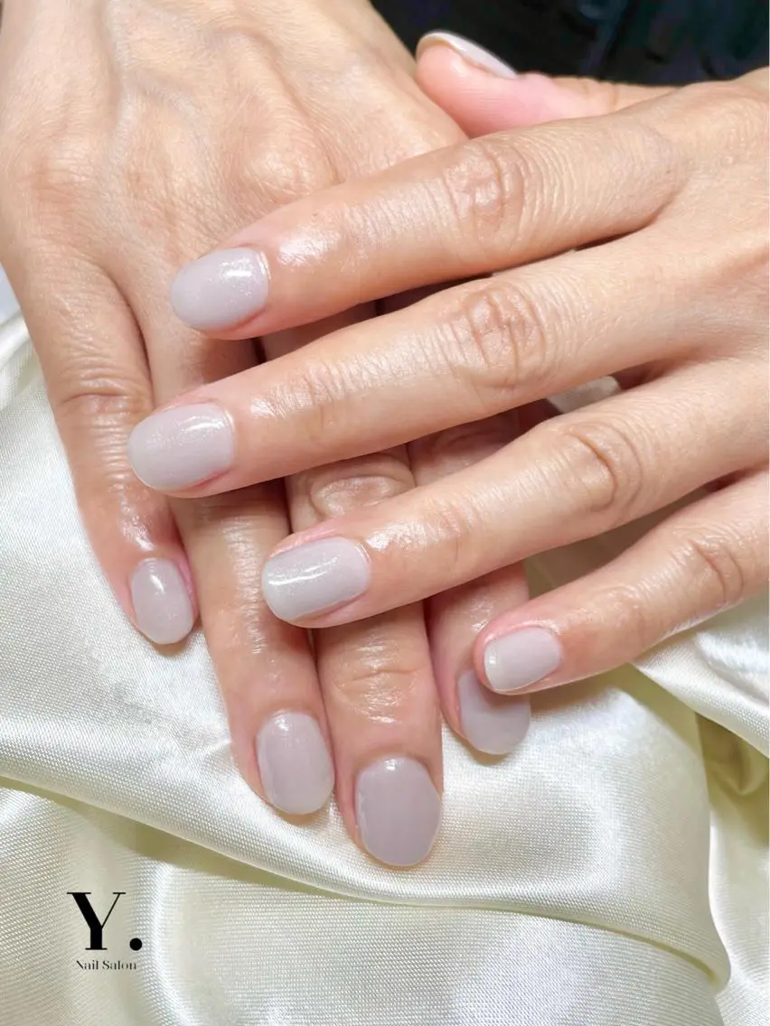 ネイル ワンカラーネイル Nail Salon Y.のネイルデザイン