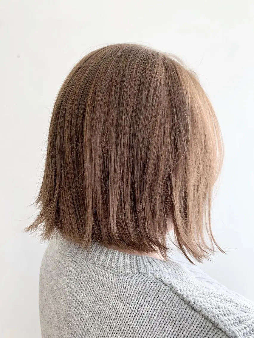 ショート カラー 町田で叶う本物の 髪質改善 鍋谷勇のヘアスタイル