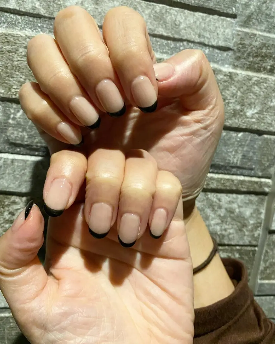 ネイル フレンチネイル 自宅サロン FeelFreeのネイルデザイン