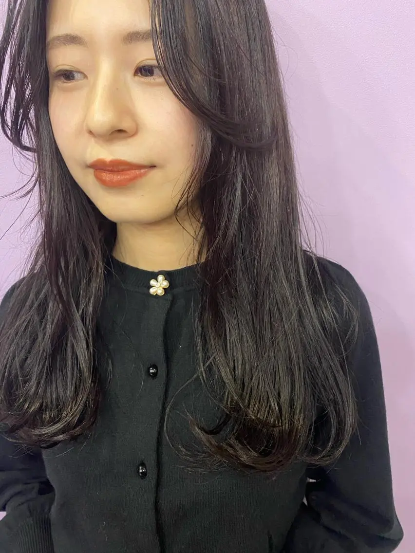 ロング カラー くぎた とわのヘアスタイル