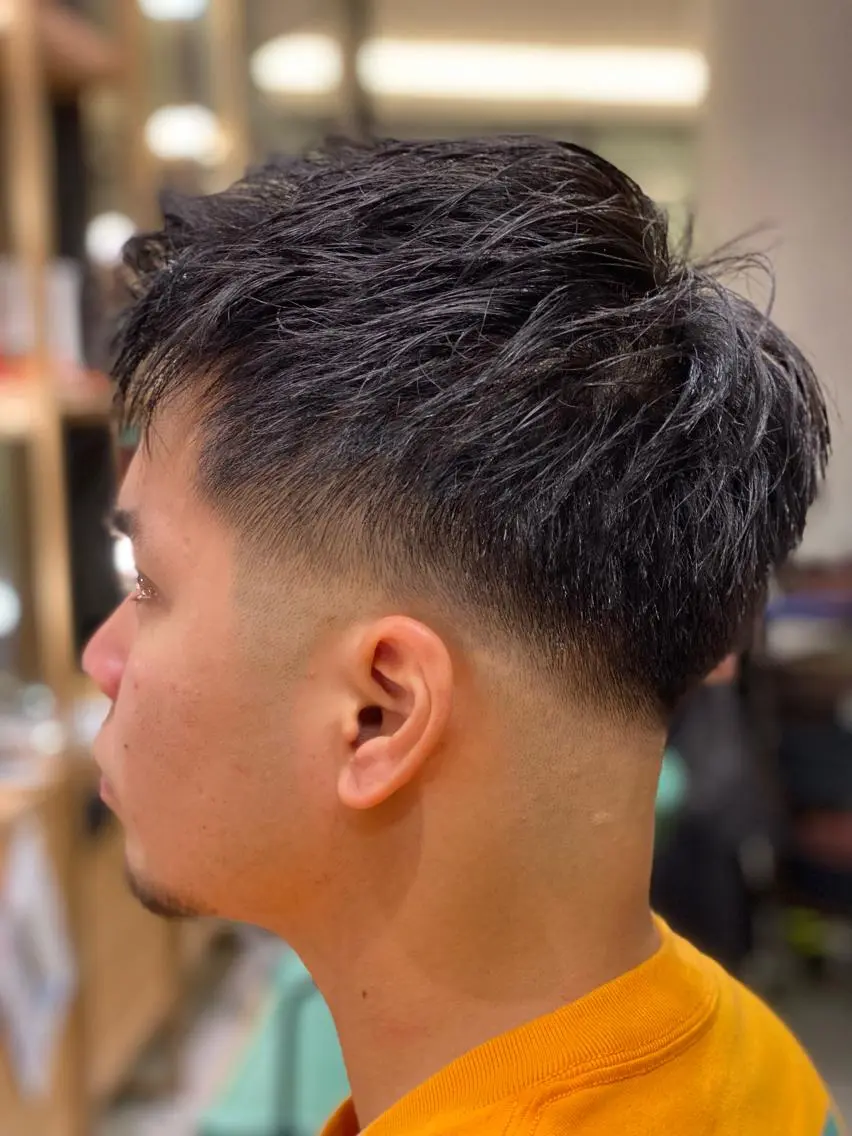 メンズ フェードカット スキンフェード unopulir 景山 凌のヘアスタイル