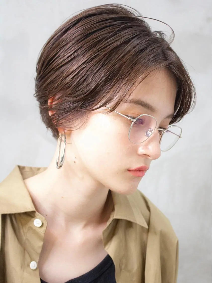 ショート カラー カット ヘアカラー トリートメント 🉐レイヤー/塩見 弘樹🉐渋谷のヘアスタイル