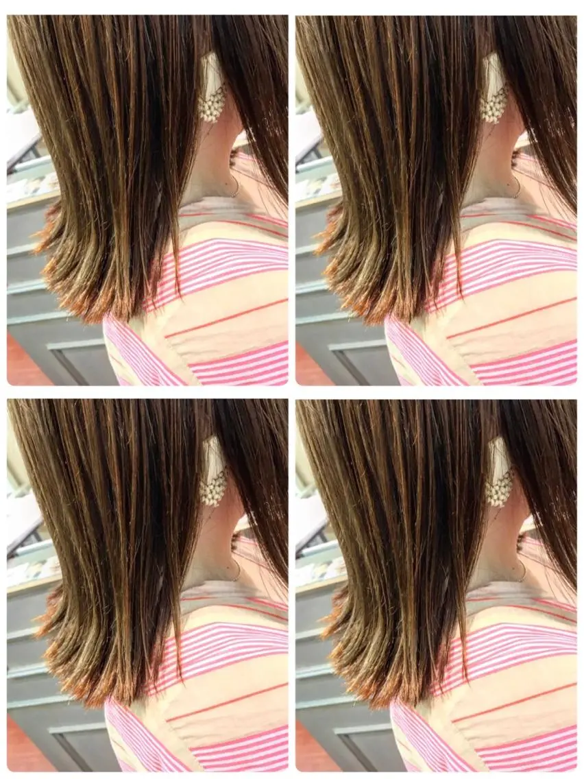 ミディアム カラー ヨシダ トオルのヘアスタイル