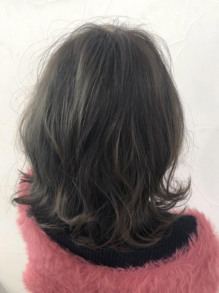 ミディアム カット ヘアカラー 【髪質改善師】 鈴木伸之介のヘアスタイル