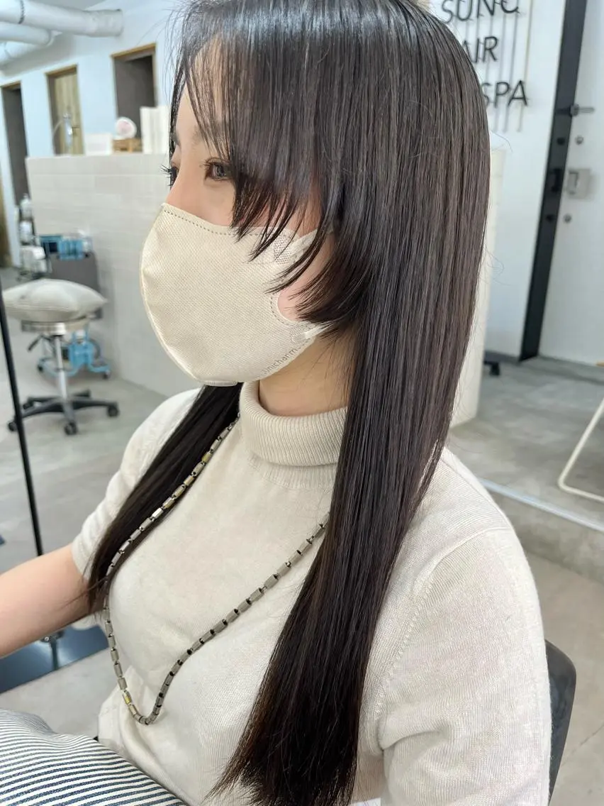 ロング カット トリートメント 🌼sunc HINAMI🌼のヘアスタイル