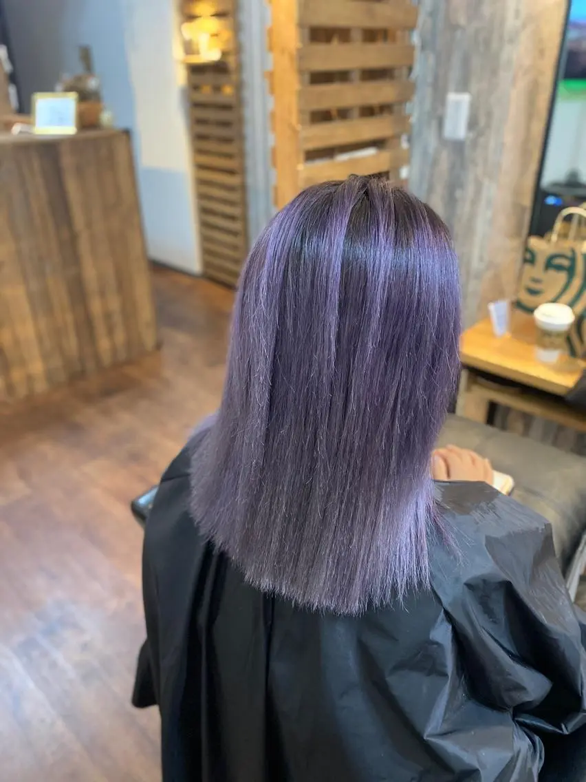 ミディアム カラー ブリーチ グラデーションカラー ハイライトカラー ハイライト カット ヘアカラー トリートメント Luzir⭐︎ GEN⭐︎のヘアスタイル