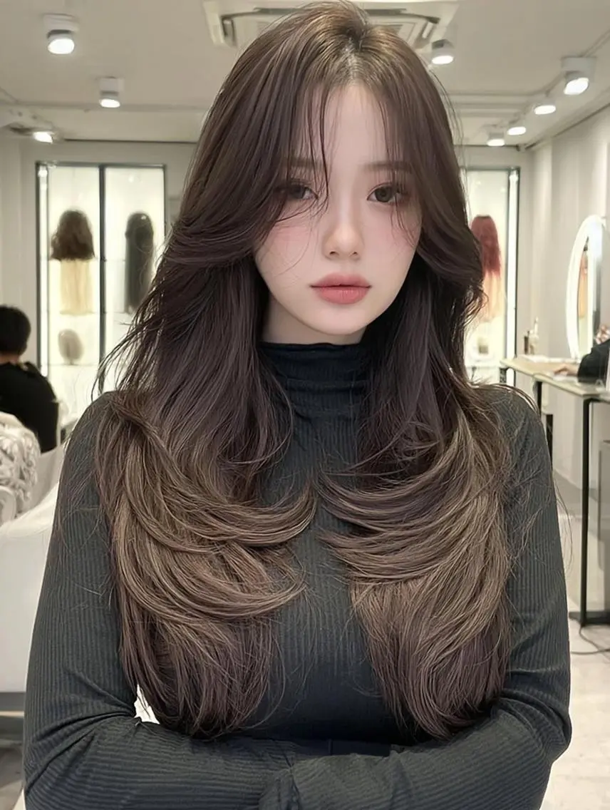 ロング ヘアカラー トリートメント 🌷カラー/ aiko🌷のヘアスタイル