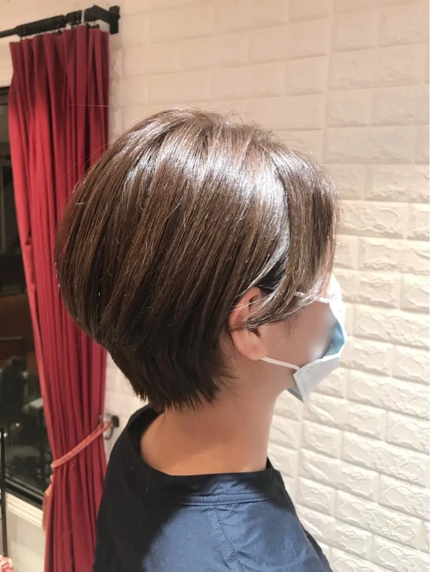 ショート カラー ご新規様限定 透明感カラーKANAのヘアスタイル