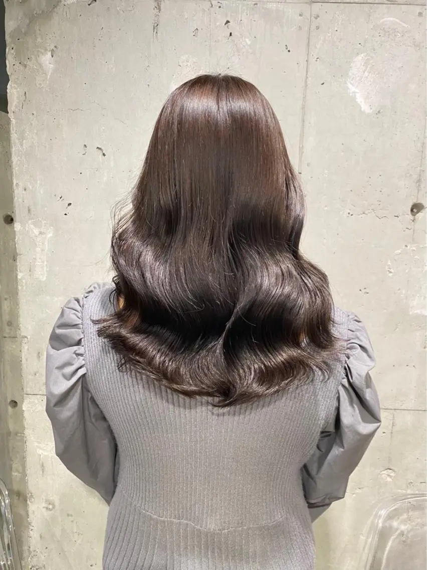 ロング カラー 透明感カラー トリートメント 🔷横浜1のパーマ 職人🔷将太郎のヘアスタイル