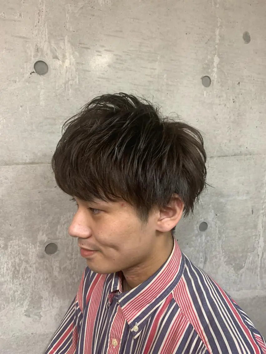 ショート メンズ YUYA/メンズパ ーマ/メンズのヘアスタイル