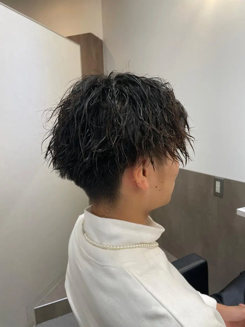 パーマ メンズ カット パーマ 福永速人 /メンズパーマのヘアスタイル