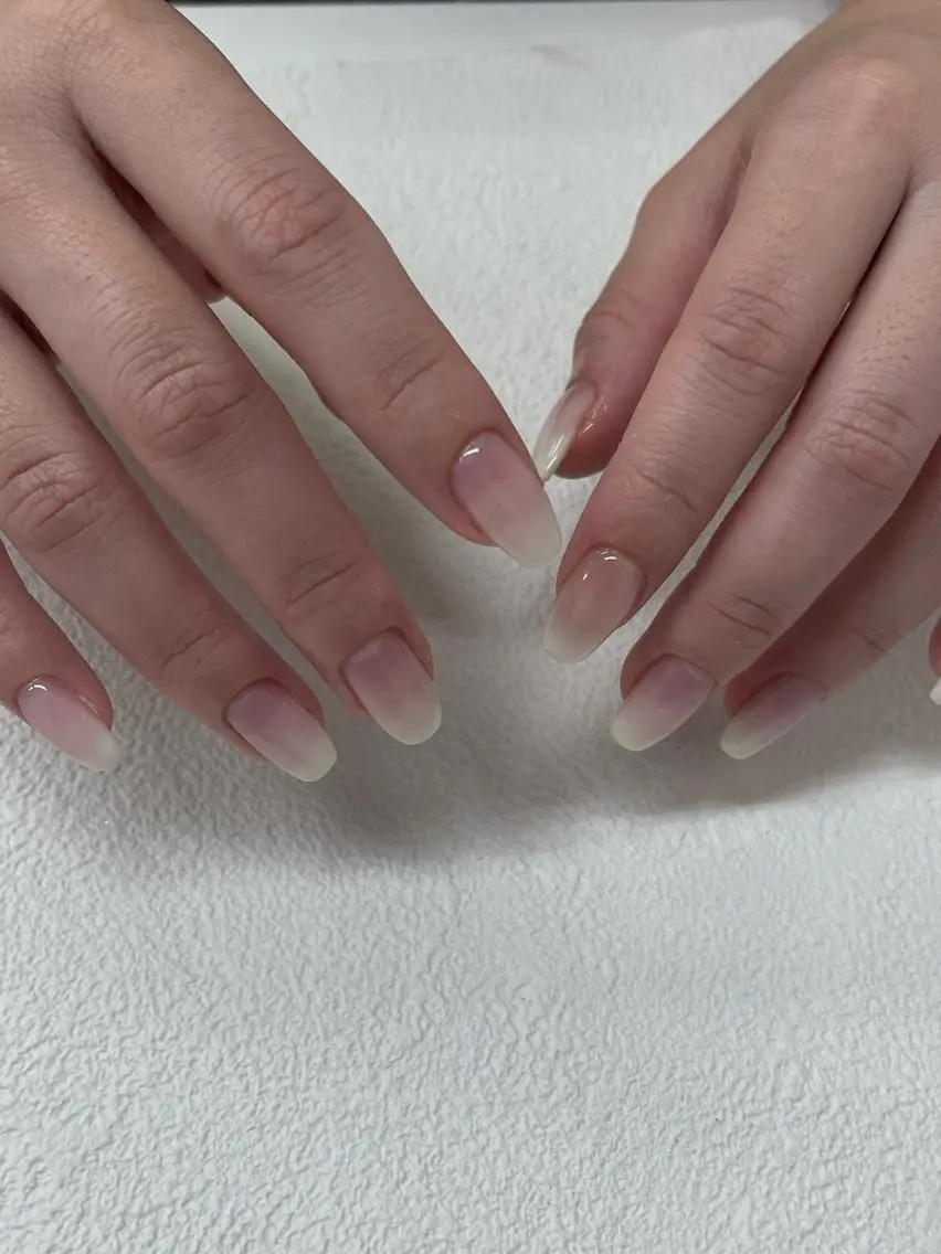 セミロング ハンドネイル mark 🤍Yuki🤍のネイルデザイン