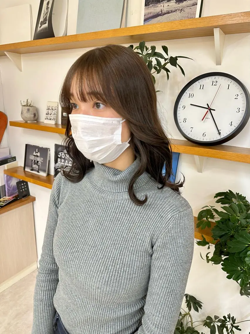 カラー 透明感カラー オレンジ 似合わせボブ/縮毛 /ハイトーン/ひさとのヘアスタイル
