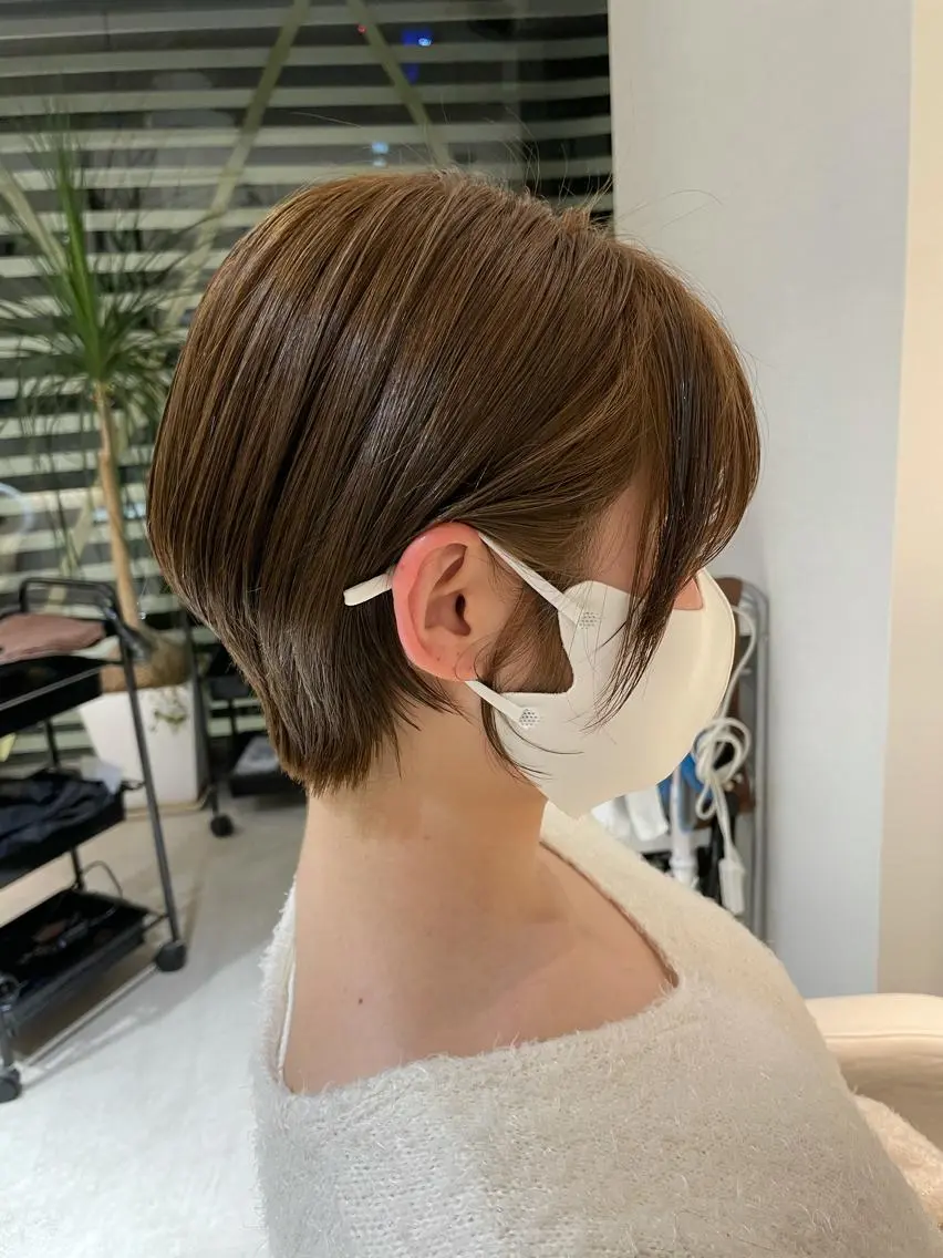 ショート カラー ショートボブ ハンサムショート ハイトーンカラー ボブ ショートヘア ✨髪のソムリエ✨ 岩川和生のヘアスタイル