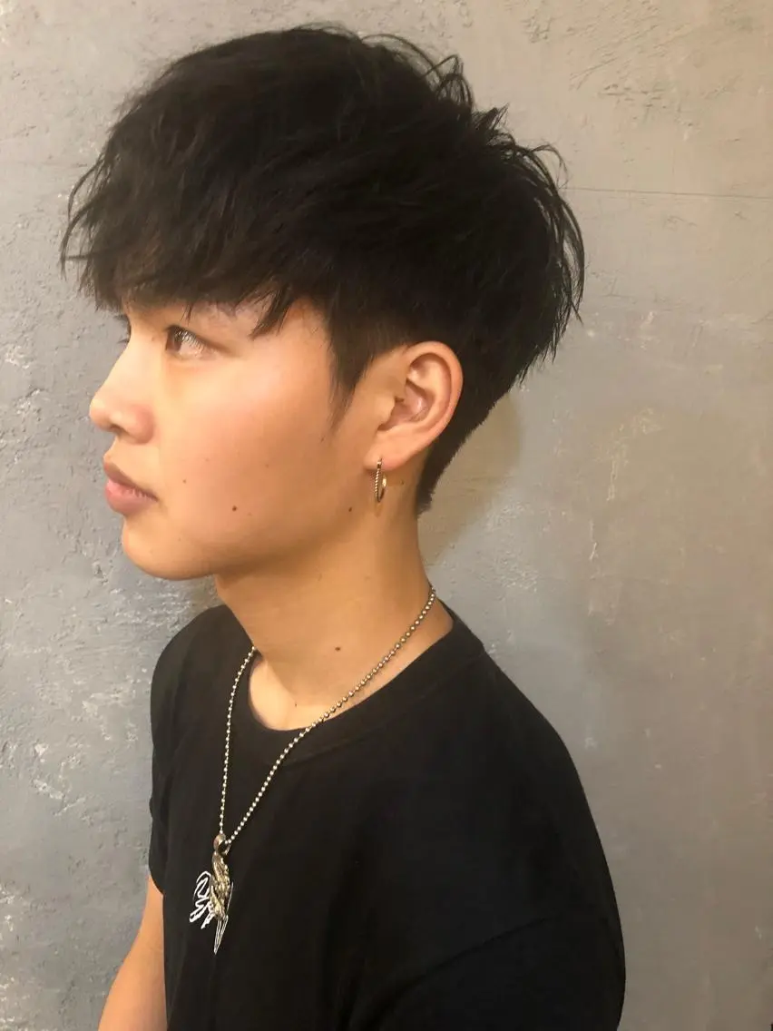 ショート カラー メンズ 川上 智汐のヘアスタイル