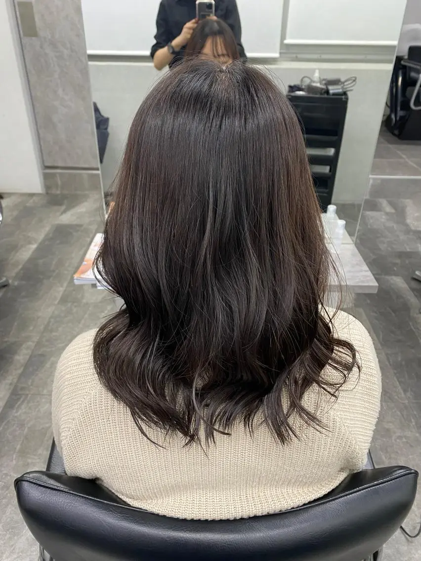 ミディアム カラー ヘアアレンジ ブリーチ🐰インナー ♡ハイライト♡綾🐰のヘアスタイル
