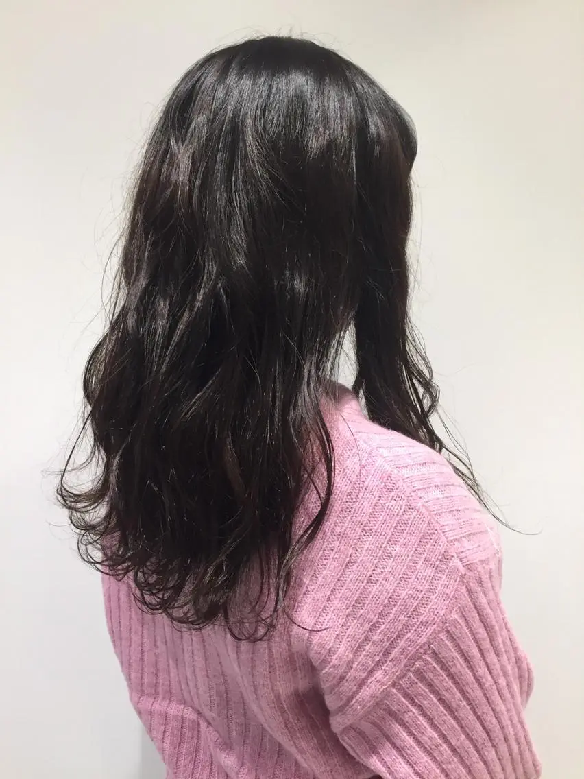 ロング カラー ヘアアレンジ ブラウンカラー ダークブラウン メンズパーマ特化/ メッシュ/薫/店長のヘアスタイル