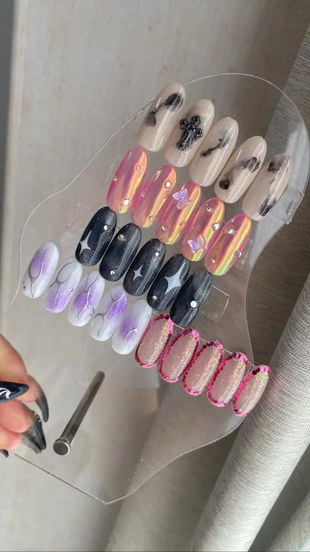 ロング カラー ネイル tetty nailsalonのネイルデザイン