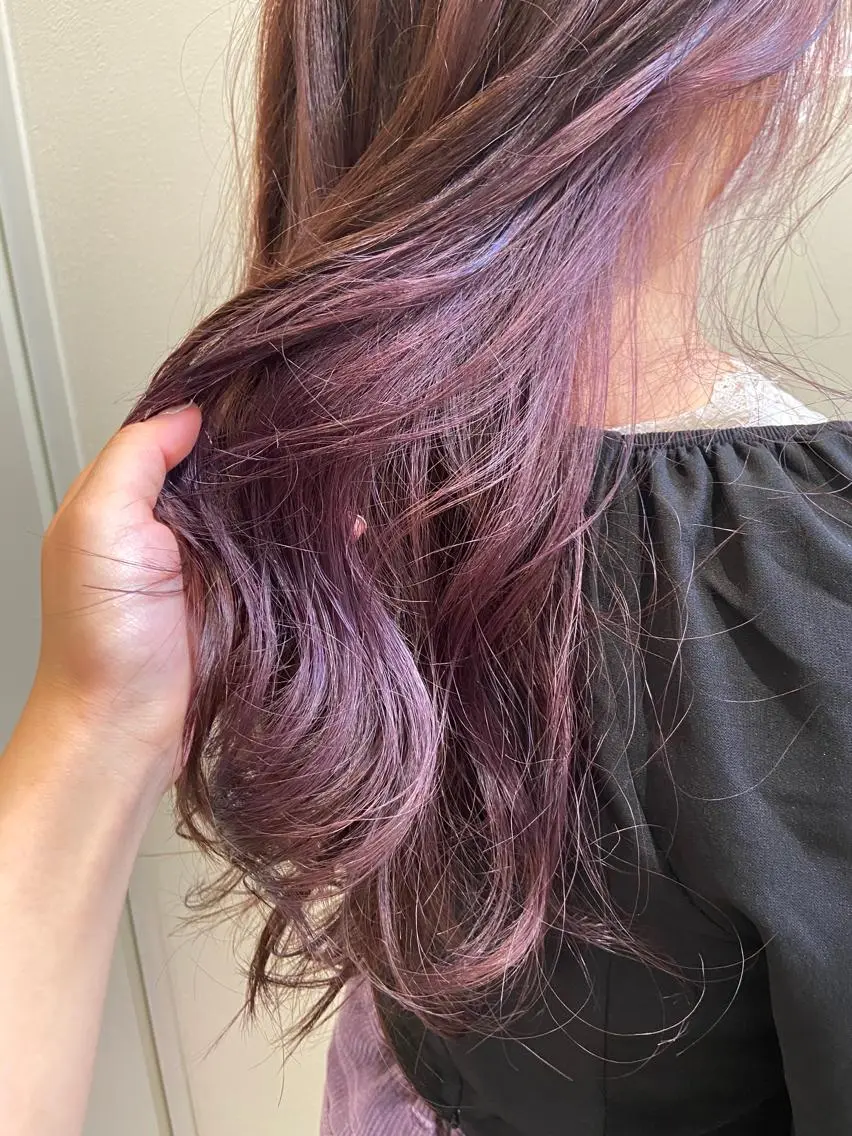 ロング カラー 🕊顔まわりカット ／インナーカラー🕊のヘアスタイル
