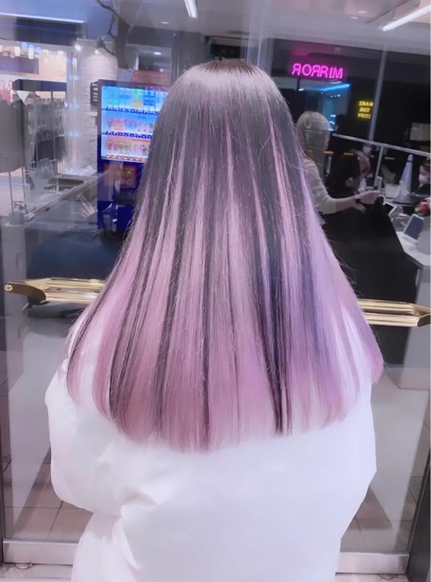 セミロング カラー パーマ ヘアアレンジ メンズ キッズ ネイル マツエク・マツパ アイブロウ 眉カラー ハイトーンNo.1 👩🏼NaGiSaのヘアスタイル