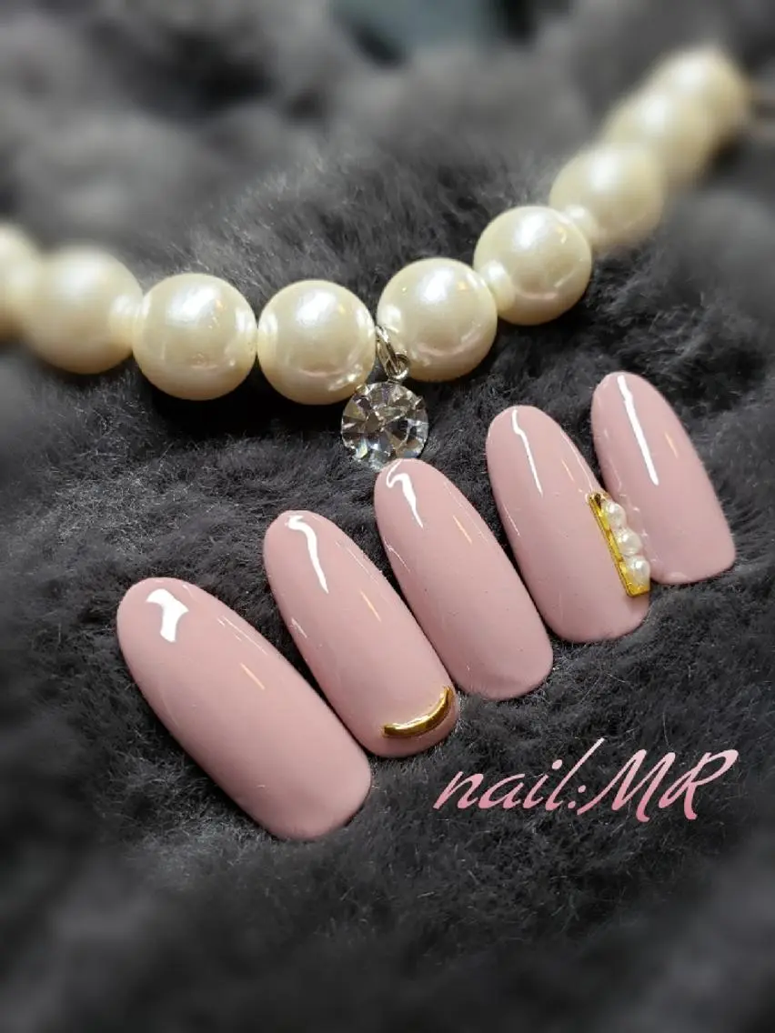 ネイル オフィスネイル ピンク ハンドネイル Nail salon Coco【溝の口駅】のネイルデザイン
