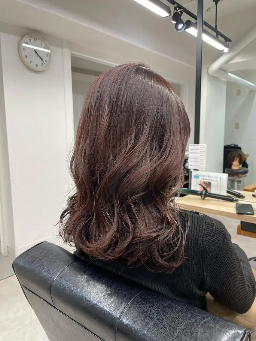 ミディアム ヘアアレンジ 幣 あや乃 /レイヤーカットのヘアスタイル