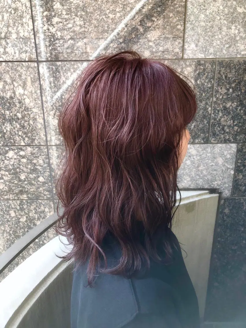ミディアム カラーアンドケアリタ kitamuuuのヘアスタイル