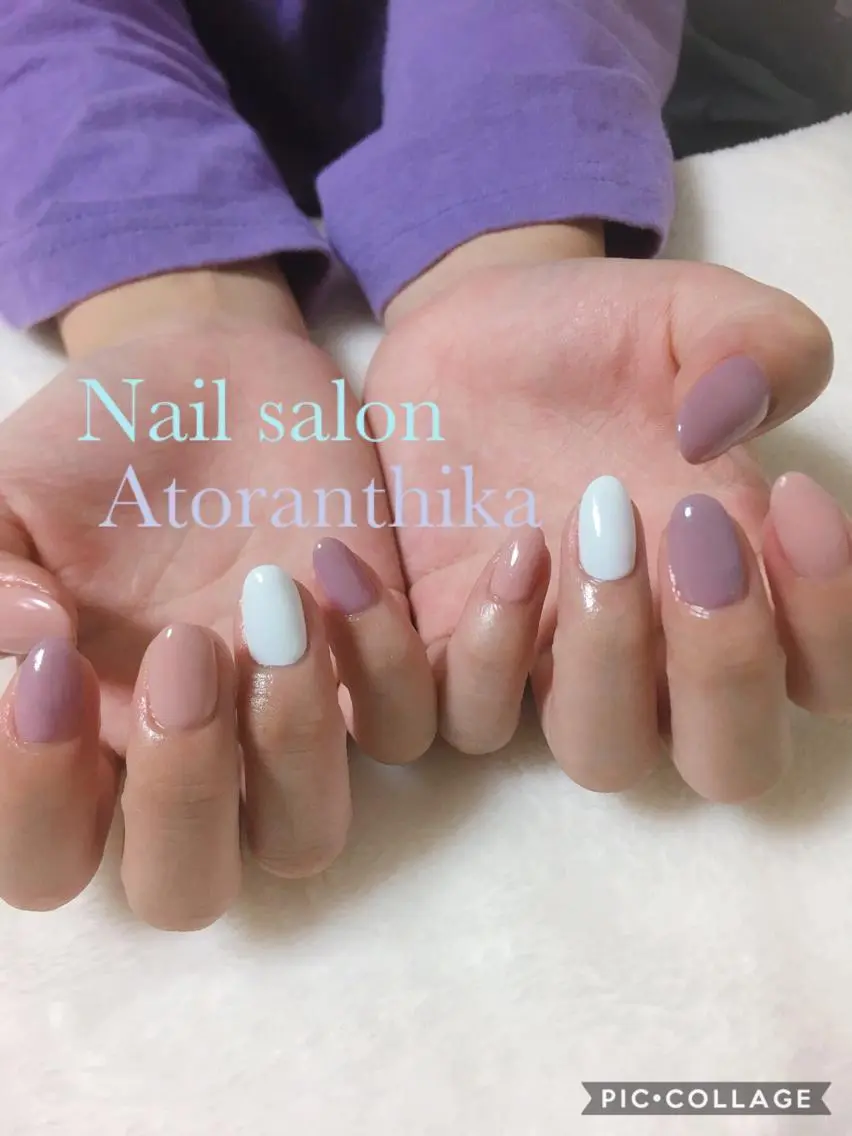 ネイル パステルネイル ハンドネイル Nail salon ✩ アトランティカのネイルデザイン