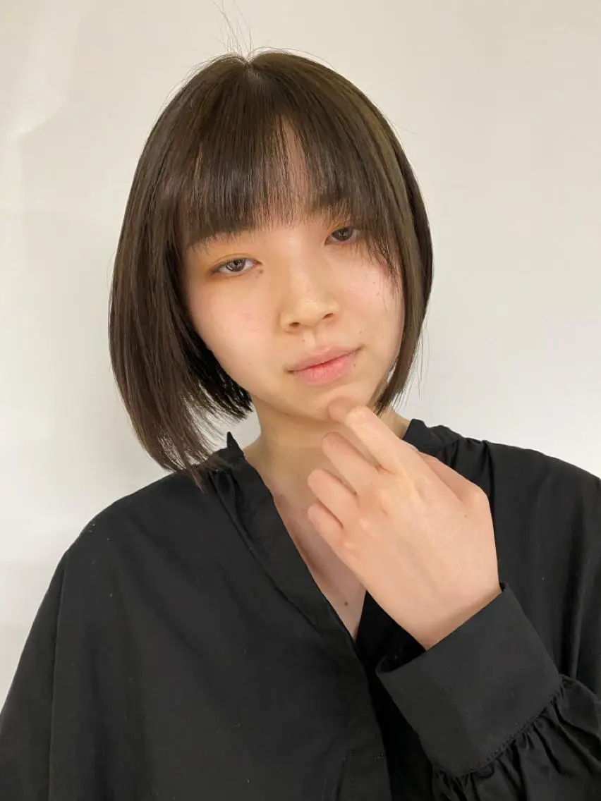 ショート カラー パーマ ヘアカラー トリートメント KOOKI スティードトーキョーのヘアスタイル