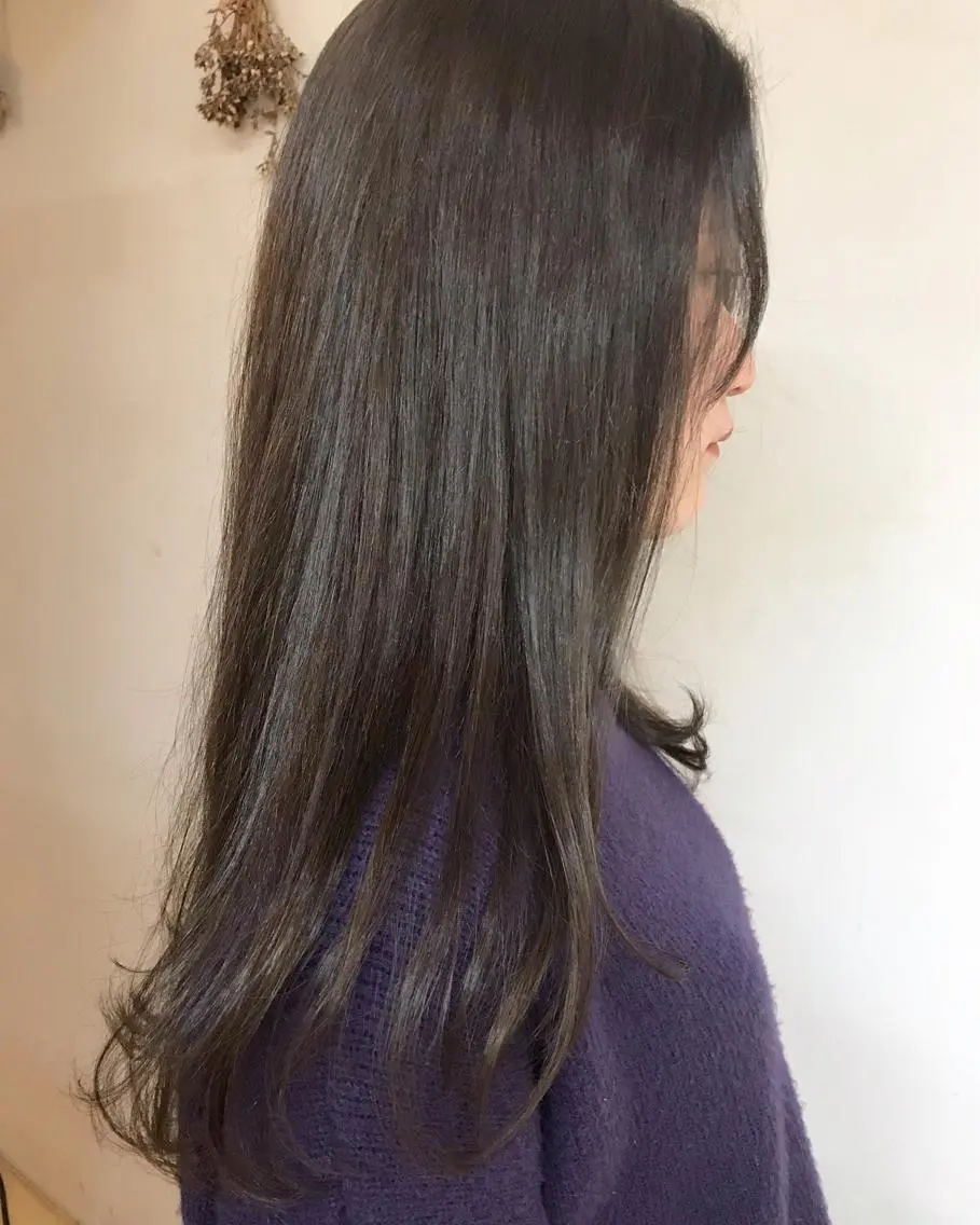 ロング カラー クニモトハルナ ボブ/柔らかカラーのヘアスタイル