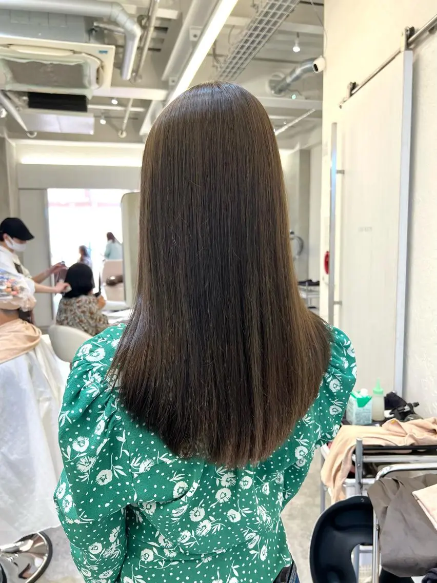 ロング カラー ヘアアレンジ 髪質改善/縮毛矯正 鈴木裕介のヘアスタイル