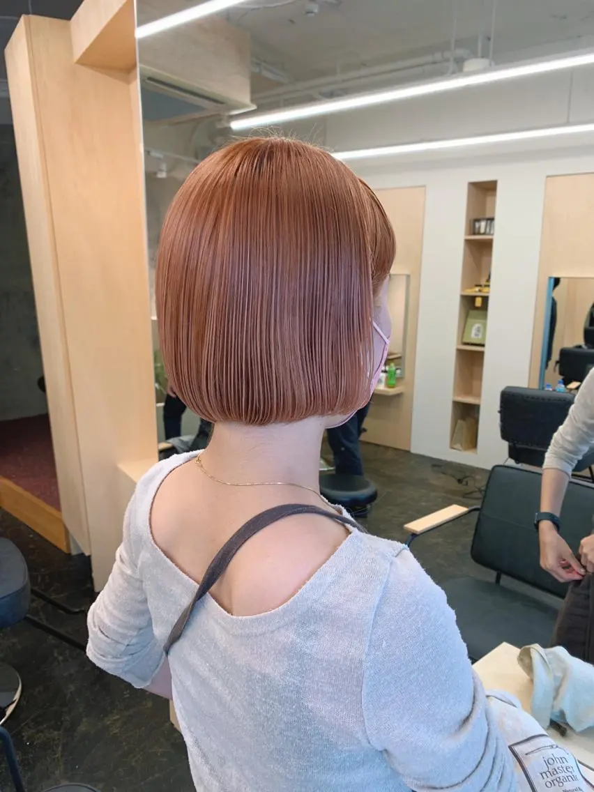 ショート ヘアカラー yupi🐈⬛ レイヤー/パーマのヘアスタイル