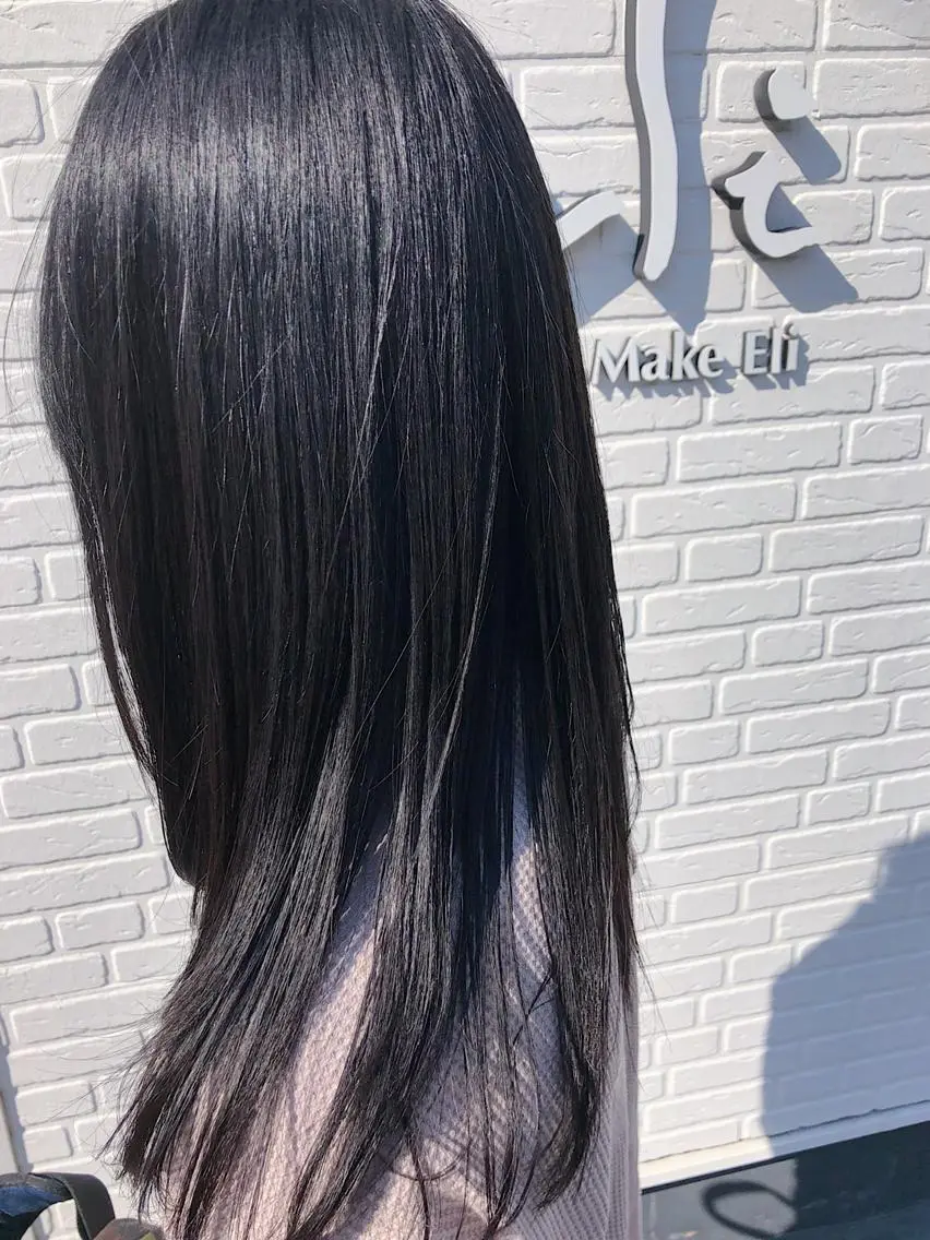 ロング カット 縮毛矯正 トリートメント 名古屋 北区  黒川 wacca 安井隆一のヘアスタイル