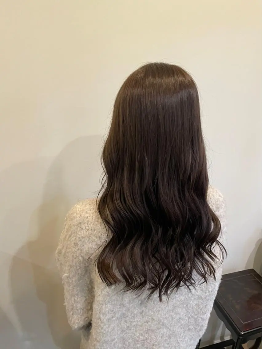 セミロング カラー カット Hikari 髪質改善🩵ᩚ🫧のヘアスタイル