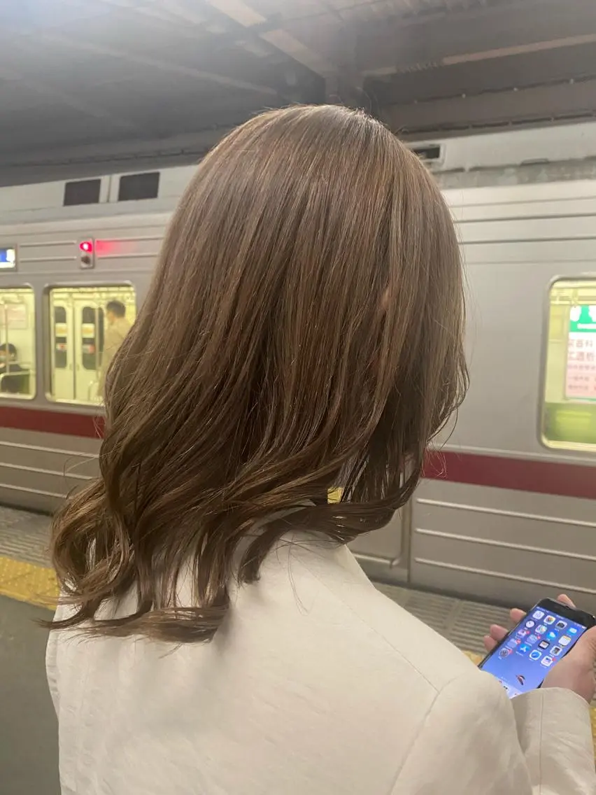 ミディアム カラー パーマ ヘアアレンジ ULTOWA/銀座 ERIのヘアスタイル