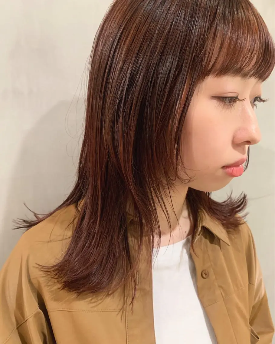 ミディアム カラー カット ヘアカラー トリートメント 優作 〜圧倒的信頼〜のヘアスタイル