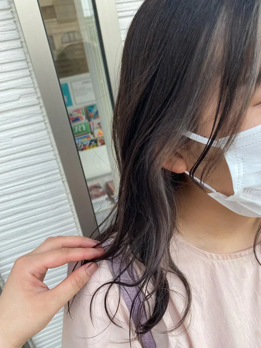 ロング 竹下広奈乃 ブリーチ /プルエクステのヘアスタイル